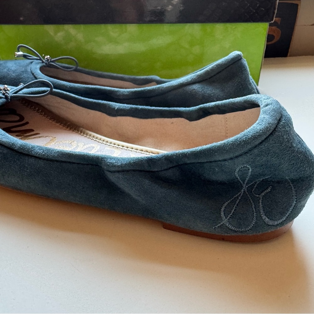 Sam Edelman Blue Ballet Flats - Picture 7 of 8